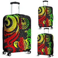 Tahiti Polynesian Luggage Covers - Reggae Tentacle Turtle Reggae - Polynesian Pride