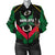 Vanuatu Rugby Women Bomber Jacket Flag Style Green - Polynesian Pride