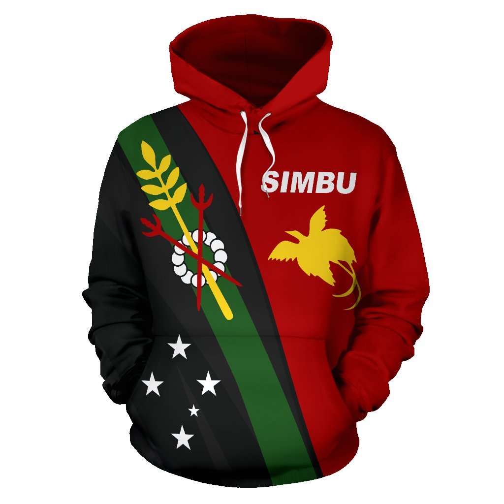 Simbu Papua New Guinea Hoodie Simbu Coat of Arms - Polynesian Pride