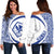Kanaka Polynesian Women's Off Shoulder Sweater 01 White - Polynesian Pride