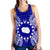 Cook Islands Polynesian Women Tank Top Map Blue Blue - Polynesian Pride
