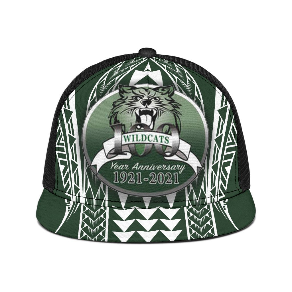 Hawaii - Konawaena High Trucker Hat - AH Trucker Hat Universal Fit Green - Polynesian Pride