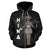 Polynesian Hawaii Zip up Hoodie Hina Hawaiian God of the Myths and Legends - Polynesian Pride