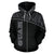 Guam All Over Zip up Hoodie Micronesia Curve Grey Style - Polynesian Pride