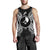 Yap Polynesian Men Tank Top Map Black Black - Polynesian Pride