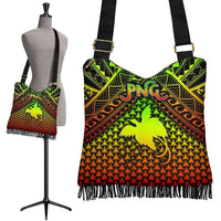 Polynesian Papua New Guinea Boho Handbag - Reggae Vintage Polynesian Patterns - Polynesian Pride