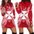 Wallis And Futuna Polynesian Hoodie Dress Map Red White Red - Polynesian Pride