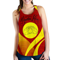 Mauna Kea Women's Racerback Tank 03 - Polynesian Pride