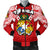 (Custom Personalised) Tonga Rugby Men's Bomber Jacket Royal Style Red - Polynesian Pride