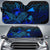 Tokelau Auto Sun Shades Turtle Hibiscus Blue Auto Sun Shade Universal Fit Blue - Polynesian Pride