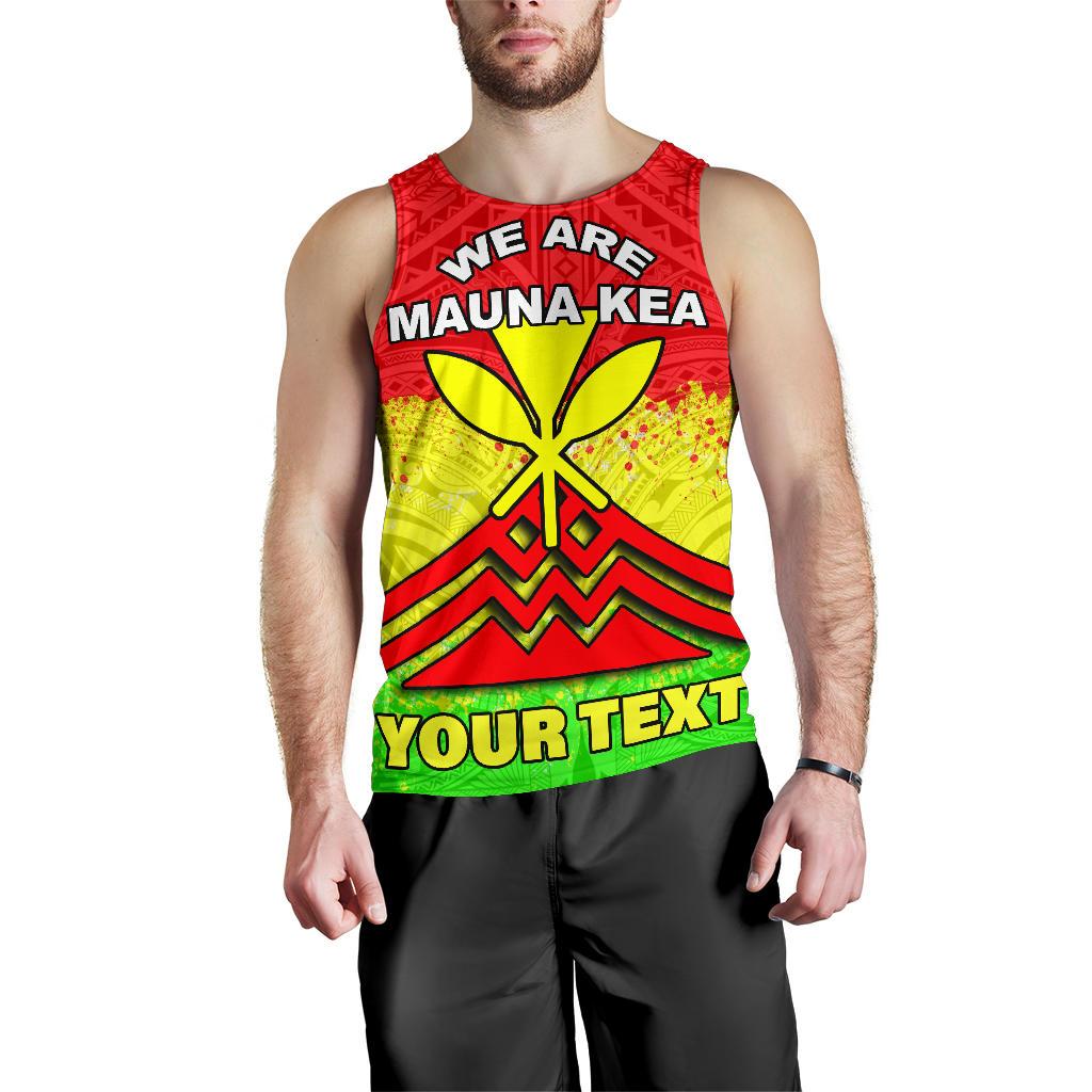 Mauna Kea Custom Personalised Men's Tank Top - Protect Mauna Kea - Polynesian Pride