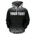 Tokelau All Over Custom Hoodie Black Fog Style - Polynesian Pride