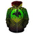 Papua New Guinea All Over Zip up Hoodie Lift up Reggae - Polynesian Pride