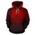 Palau All Over Hoodie Lift up Red - Polynesian Pride