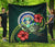 Northern Mariana Islands Polynesian Premium Quilt - Green Turtle Hibiscus Green - Polynesian Pride