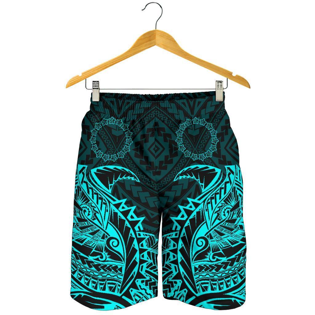 Cook Islands Premium Short - Bleu Clair Turquoise - Polynesian Pride