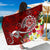 Tahiti Sarong - Turtle Plumeria (Red) One Style One Size Red - Polynesian Pride