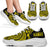 Kanaka White Chunky Sneakers Yellow - Circle Style - Polynesian Pride