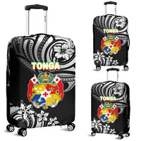 Mate Ma'a Tonga Rugby Luggage Covers Polynesian Unique Vibes - Black Black - Polynesian Pride