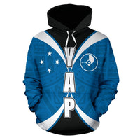 Yap All Over Hoodie Micronesia Impact Version - Polynesian Pride