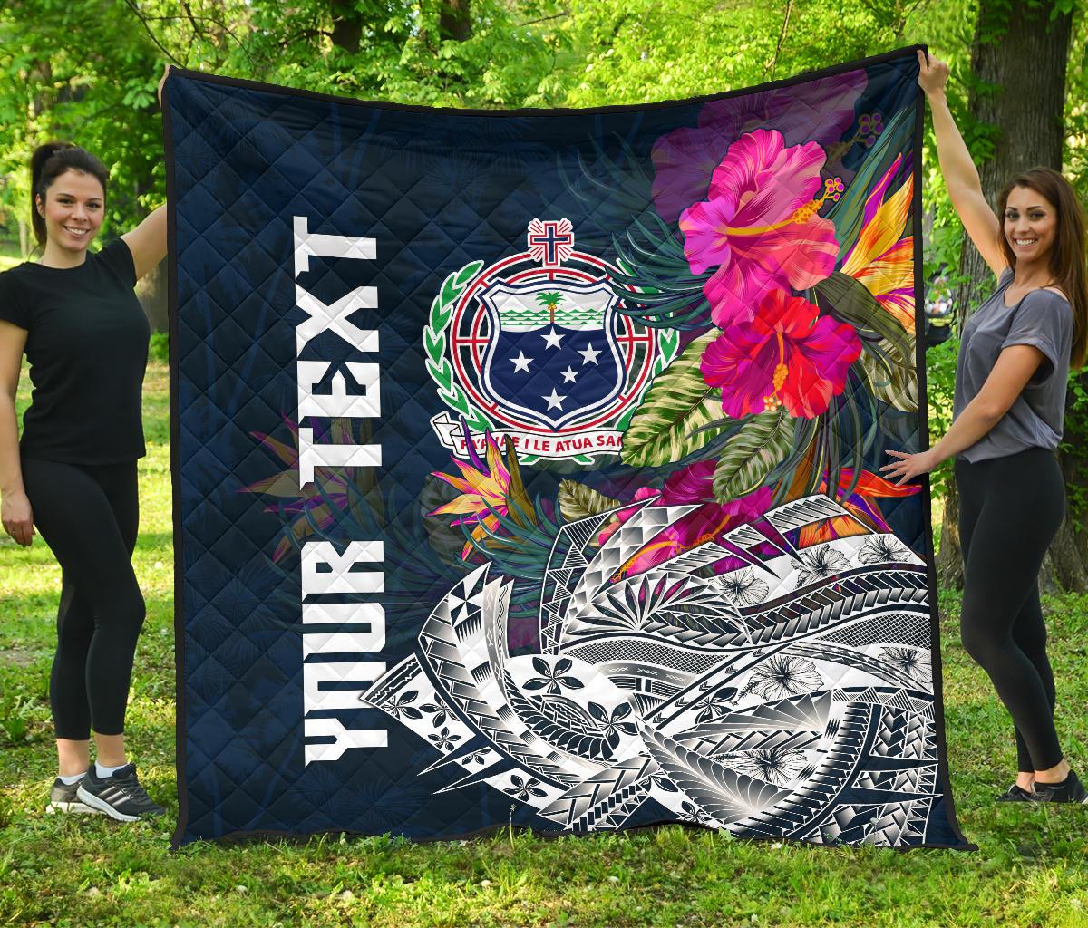 Samoa Custom Personalised Premium Quilt - Summer Vibes - Polynesian Pride