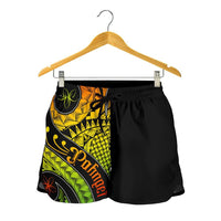 Pohnpei Women's Shorts - Polynesian Decorative Patterns - Polynesian Pride