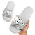 Polynesian Slide Sandals 37 White - Polynesian Pride