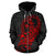 Polynesian Suffer Kanaka Warrior Hawaii Zip Hoodie Red - Polynesian Pride