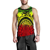 Polynesian Men's Tank Top, Maui Tattoo Polynesian Patterns (Reggae) - Polynesian Pride
