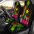 The Philippines Polynesian Car Seat Covers - Hibiscus and Banana Leaves Universal Fit Reggae - Polynesian Pride