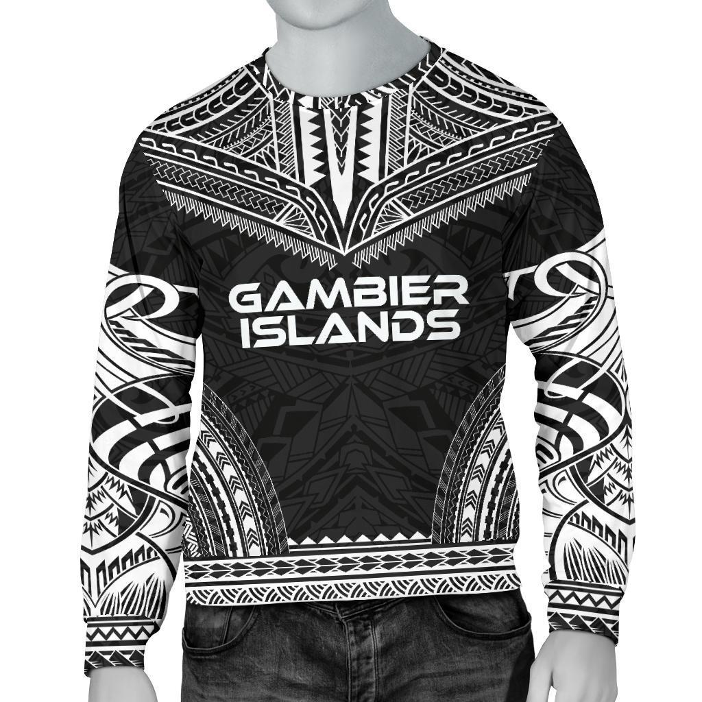 Gambier Islands Sweater - Polynesian Chief Black Version Unisex Black - Polynesian Pride