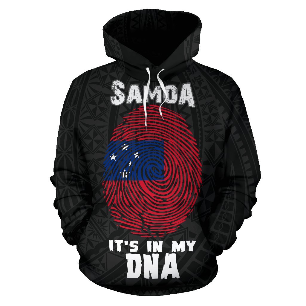 Samoa Is Hoodie Samoa Flag Coat of Arms IS In My DNA - Polynesian Pride