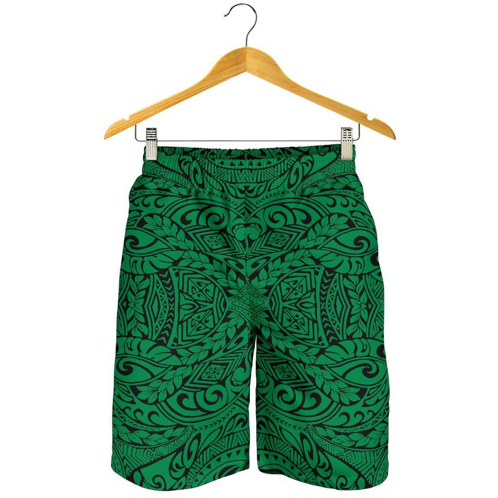Polynesian Culture Green Men's Short - Polynesian Pride