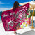 Guam Custom Personalised Sarong - Turtle Plumeria (Pink) One Style One Size Pink - Polynesian Pride