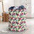 Tropical Palm Leaf White Hawaii Laundry Basket Laundry Basket One Size White - Polynesian Pride