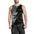 Yap Personalised Custom Men's Tank Top - Micronesian Pattern Flash Black - Polynesian Pride