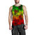 Polynesian Men's Tank Top - Reggae Hibiscus Patterns - Polynesian Pride