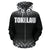 Tokelau All Over Zip up Hoodie Fog Black Style - Polynesian Pride