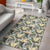 Tropical Jungle Parrots And Flamingos Rug Black - Polynesian Pride