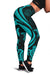 Palau Women's Leggings - Turquoise Tentacle Turtle - Polynesian Pride