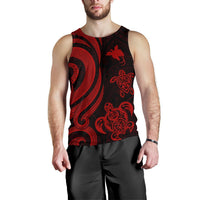 Papua New Guinea Men's Tank Top - Red Tentacle Turtle - Polynesian Pride