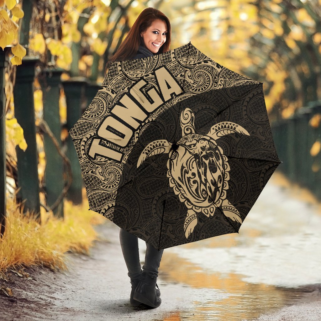 Tonga Umbrella Turtle Mermaid Polynesian Pattern - Polynesian Pride