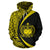 Samoa Polynesian Hoodie Circle Style Yellow Color - Polynesian Pride