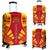 Papua New Guinea Luggage Cover - Polynesian Tattoo Flag Red-Yellow - Polynesian Pride