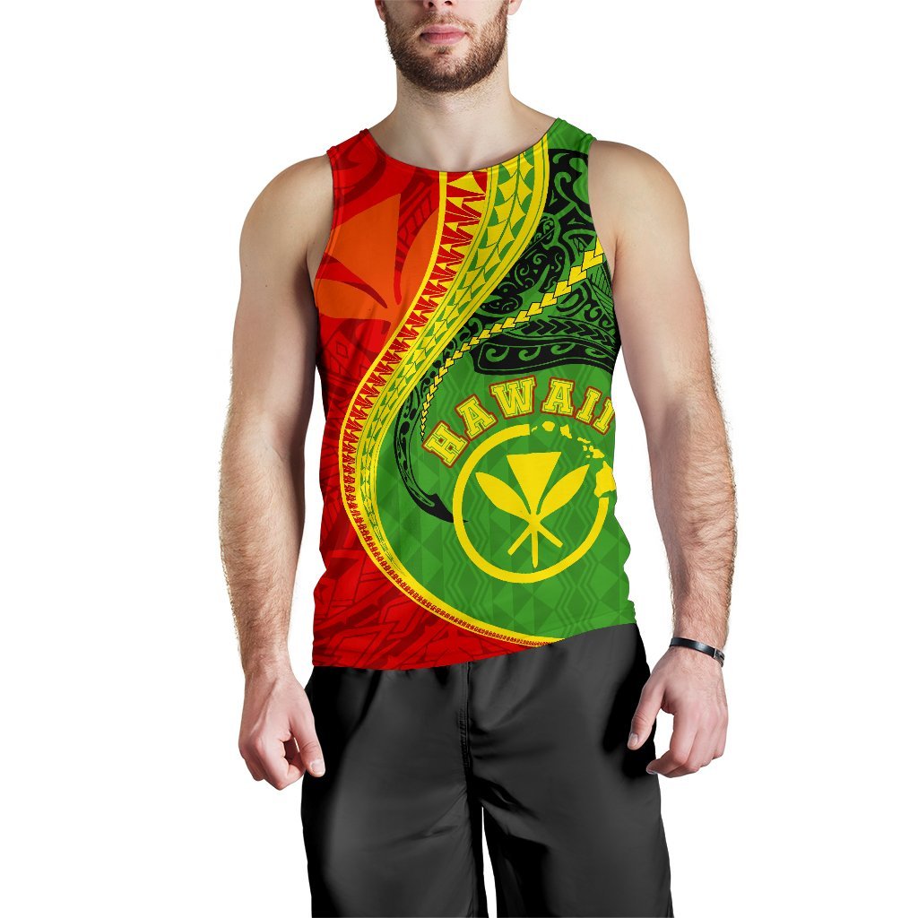 Kanaka Maoli Men's Tank Top Hawaii Kanaloa Tatau - Polynesian Pride
