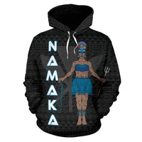 Polynesian Hawaii Hoodie Namaka Hawaiian God of the Myths nd Legends - Polynesian Pride