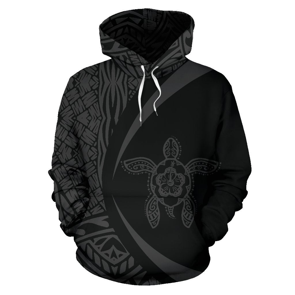 American Samoa Turtle Polynesian Hoodie Circle Style 01 - Polynesian Pride