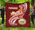 Hawaii Premium Quilt - Hawaii Seal Polynesian Patterns Plumeria - Polynesian Pride