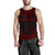 Tuvalu Men's Tank Top - Polynesian Chief Red Version Red - Polynesian Pride
