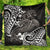 Guam Polynesian Premium Quilt - White Shark Polynesian Tattoo - Polynesian Pride
